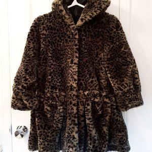 Hooded Faux Fur Jacket